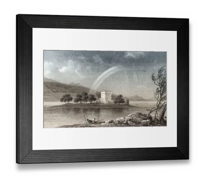 Framed Print : Loch Leven Castle, from Kinross