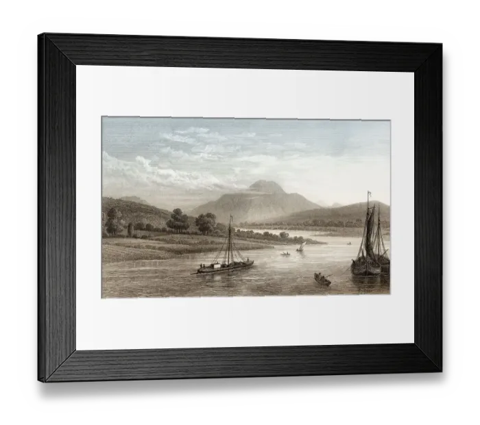 Framed Print : Ben Lomond, from Dumbarton, Edinburgh