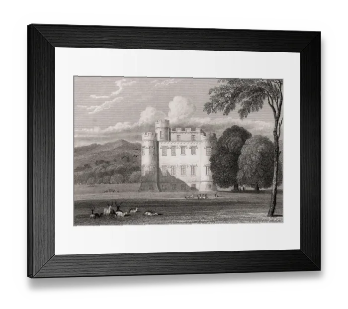Framed Print : Monzie Castle, Monzie, Perthshire Framed Print : Monzie Castle, Monzie, Perthshire