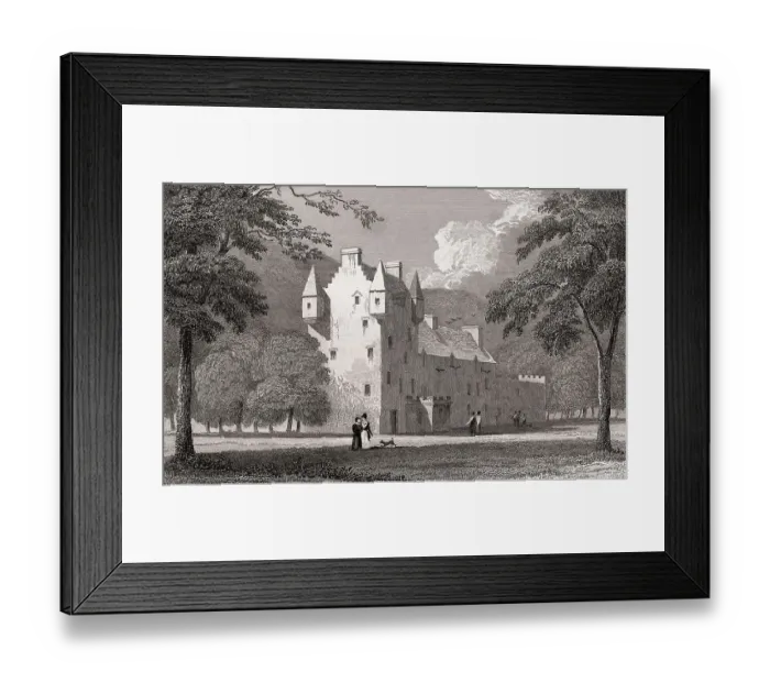 Framed Print : Meggernie Castle, Perth and Kinross Framed Print : Meggernie Castle, Perth and Kinross