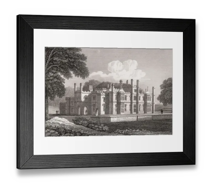 Framed Print : Dunmore Park, Airth, Falkirk, 19th century