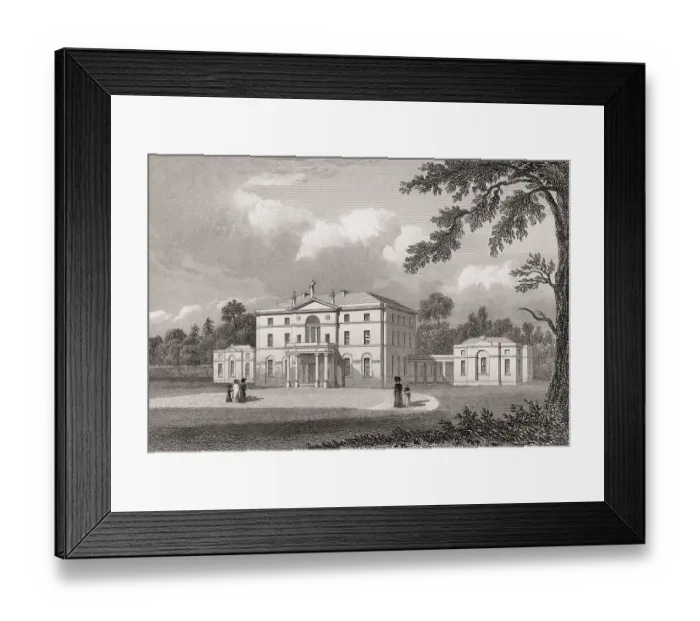 Framed Print : Gask House, Perth And Kinross, 19th century Framed Print : Gask House, Perth And Kinross, 19th century