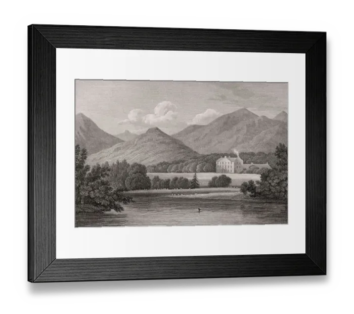 Framed Print : Faskally House, Moulin, Perth And Kinross