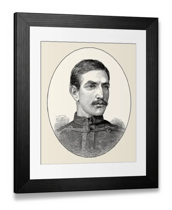Framed Print : Major W. M. Laurence, Cape Mounted Rifleman