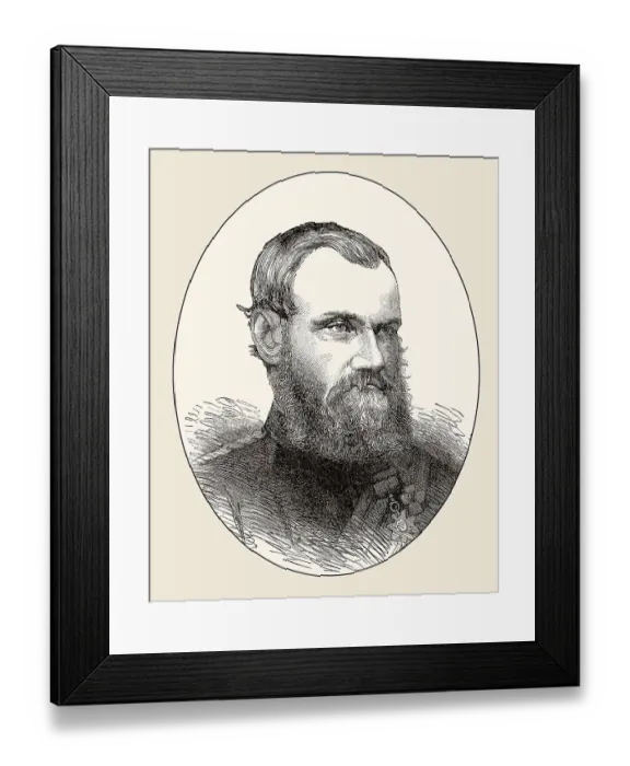 Framed Print : General Sir Samuel James Browne