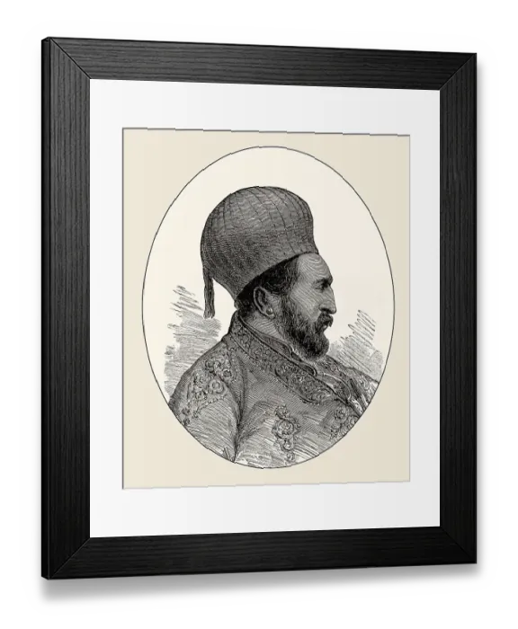 Framed Print : Mohammad Yaqub Khan, 1849 - 1923 Framed Print : Mohammad Yaqub Khan, 1849 - 1923