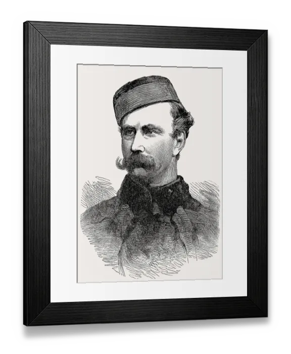 Framed Print : Major R J C Marter, King's Dragoon Guards Framed Print : Major R J C Marter, King's Dragoon Guards