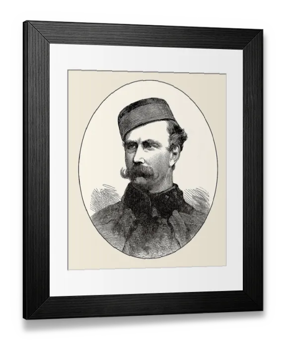 Framed Print : Major R J C Marter, King's Dragoon Guards Framed Print : Major R J C Marter, King's Dragoon Guards