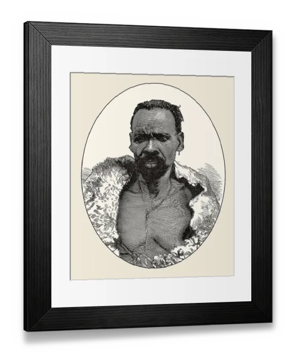 Framed Print : Sekhukhune or Matsebe Sekhukhune