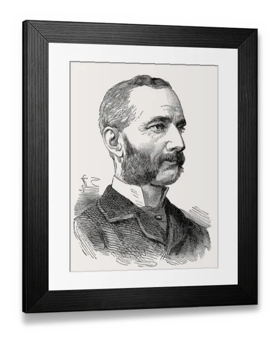 Framed Print : Colonel Deane, a British army officer Framed Print : Colonel Deane, a British army officer