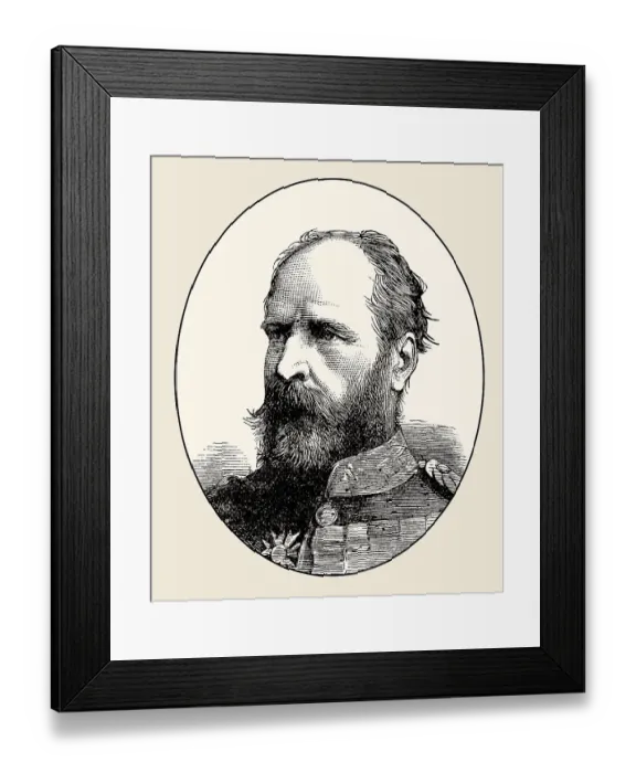 Framed Print : Lieutenant General Sir Edward Bruce Hamley