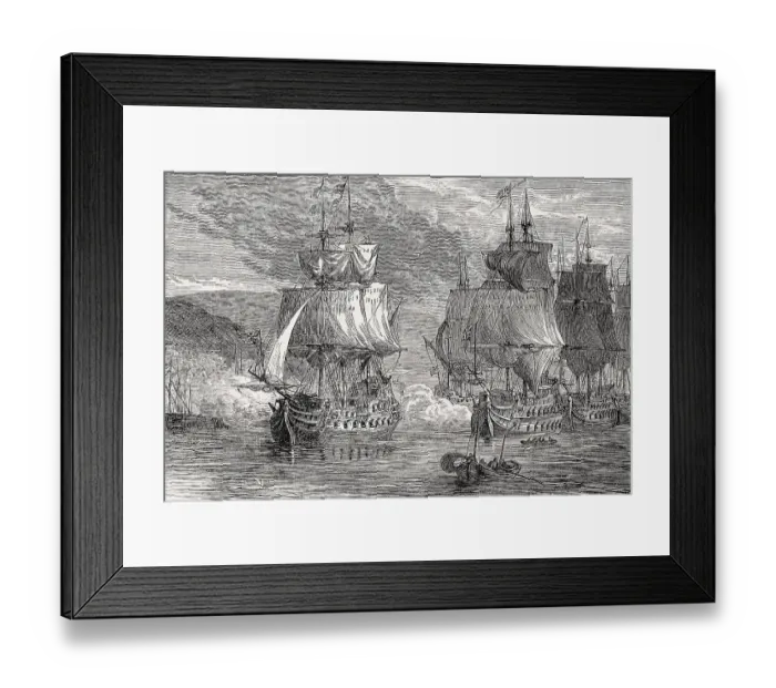 Framed Print : The Battle of Wester Kinghorn, 6 August 1332