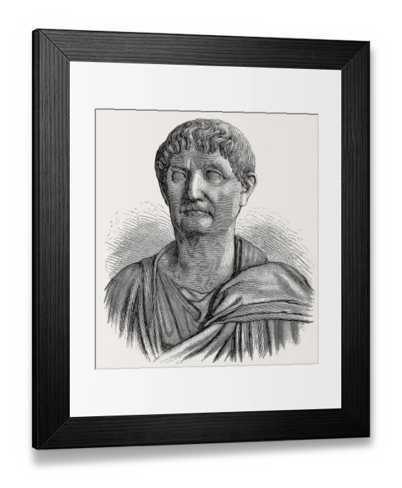 Framed Print : Diocletian or Diocles, 244-312