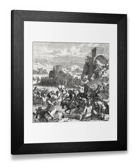 Framed Print : Hannibal Barkas, c. 246-183 BC