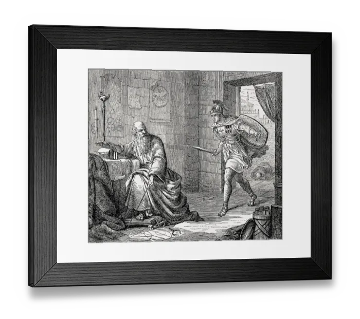 Framed Print : Death of Archimedes of Syracuse, c Framed Print : Death of Archimedes of Syracuse, c