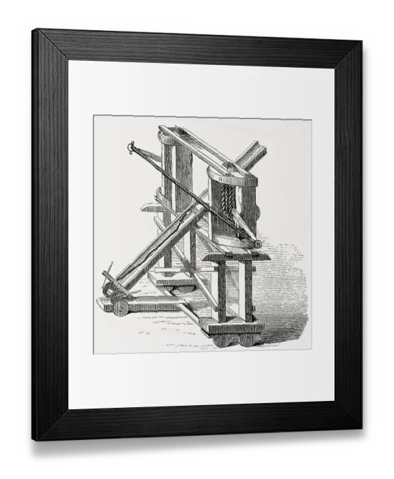 Framed Print : Ancient Roman ancient missile weapon