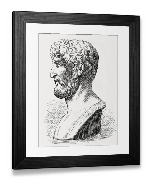 Framed Print : Perseus, c. 212 - 166 BC, the last king of the Antigonid dynasty in Macedon