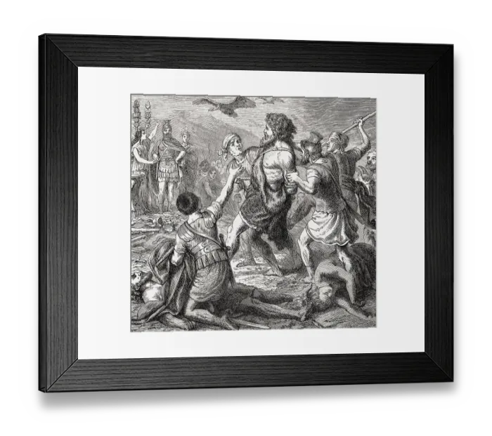 Framed Print : Teutobod, a King of the Teutons