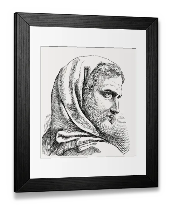 Framed Print : Pliny the Elder, AD 23-79, a Roman author Framed Print : Pliny the Elder, AD 23-79, a Roman author