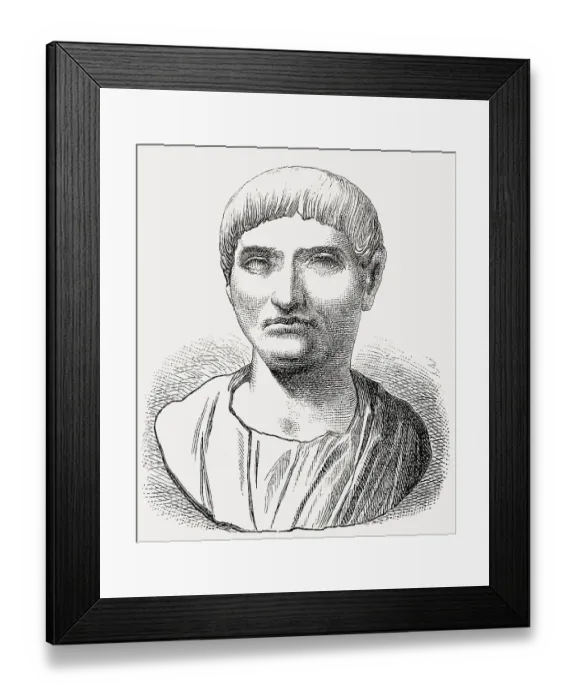 Framed Print : Gaius Sallustius Crispus, or Sallust