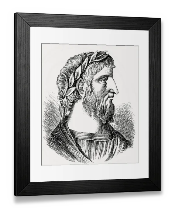 Framed Print : Apollonius of Tyana, c. 15 - c Framed Print : Apollonius of Tyana, c. 15 - c