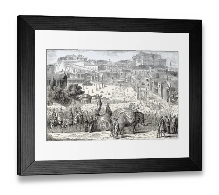 Framed Print : The Roman triumph, a civil ceremony and religious rite of ancient Rome Framed Print : The Roman triumph, a civil ceremony and religious rite of ancient Rome
