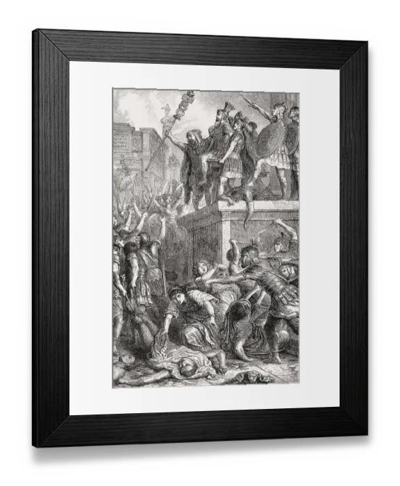 Framed Print : Revolt against the Gordian emperors