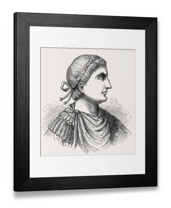 Framed Print : Theodosius I, Theodosius the Great Framed Print : Theodosius I, Theodosius the Great