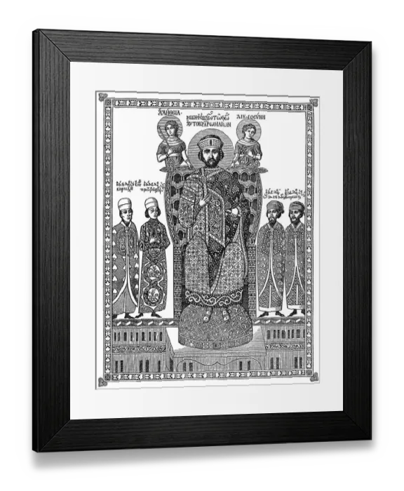 Framed Print : Nikephoros I or Nicephorus I, Eastern Roman Emperor from 802 to 811 AD Framed Print : Nikephoros I or Nicephorus I, Eastern Roman Emperor from 802 to 811 AD
