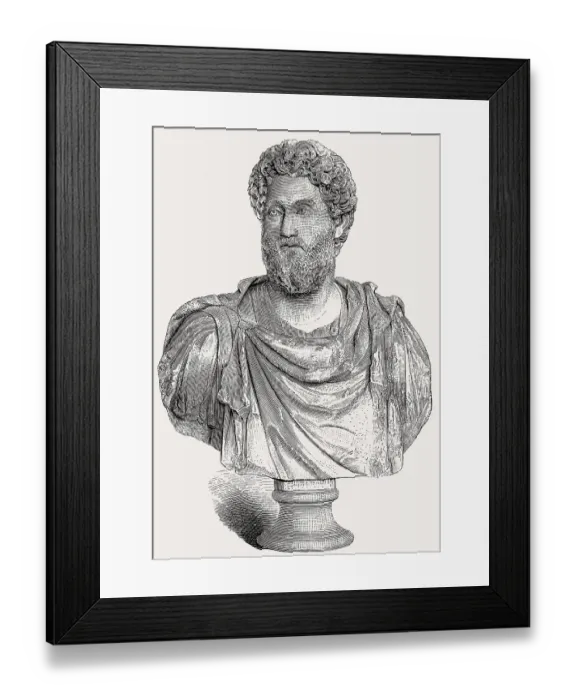 Framed Print : Commodus or Marcus Aurelius Commodus Antoninus Augustus