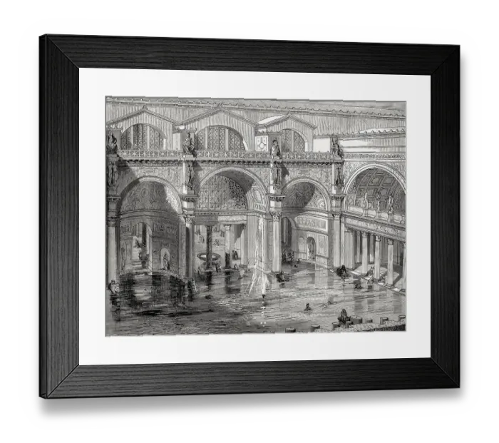 Framed Print : The Baths of Caracalla in ancient Rome Framed Print : The Baths of Caracalla in ancient Rome