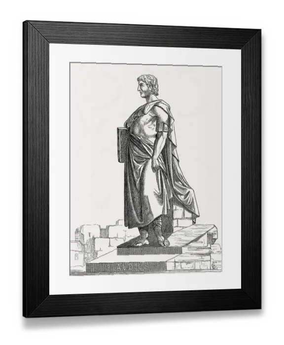 Framed Print : Claudius, Tiberius Claudius Caesar Augustus Germanicus