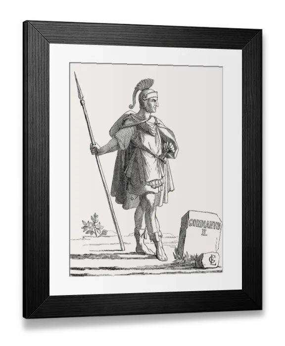 Framed Print : Gordian II, c. 192 - 238, Roman Emperor for 21 days Framed Print : Gordian II, c. 192 - 238, Roman Emperor for 21 days