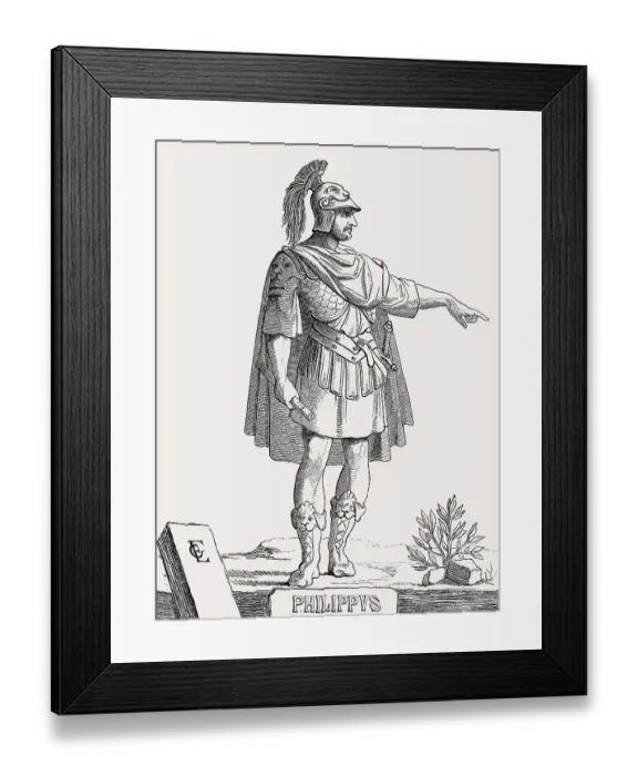 Framed Print : Marcus Julius Philippus, or Philip the Arab Framed Print : Marcus Julius Philippus, or Philip the Arab