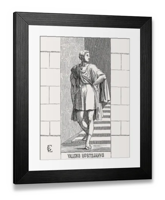 Framed Print : Hostilian, Gaius Valens Hostilianus Messius Quintus Framed Print : Hostilian, Gaius Valens Hostilianus Messius Quintus