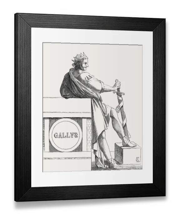 Framed Print : Trebonianus Gallus, 206 - August 253
