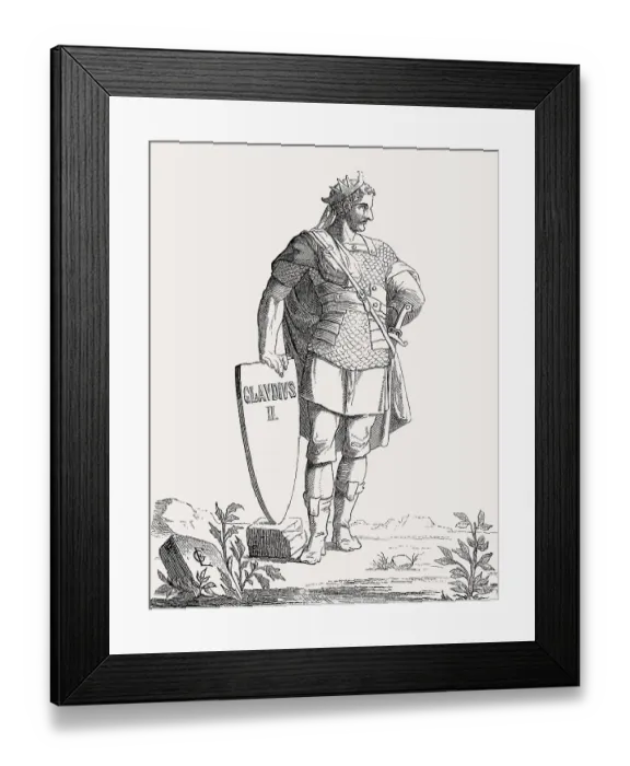 Framed Print : Claudius Gothicus or Claudius II