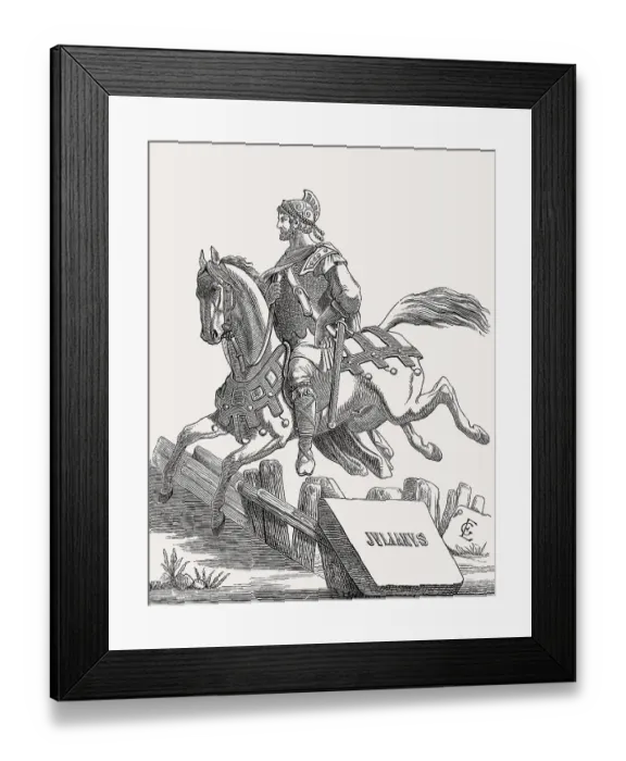 Framed Print : Julian or Julian the Apostate, Roman Emperor from 361 to 363 Framed Print : Julian or Julian the Apostate, Roman Emperor from 361 to 363