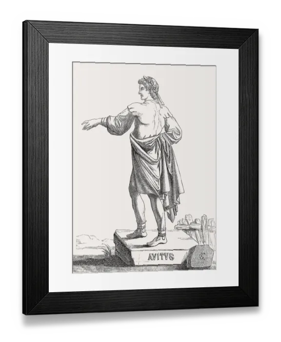 Framed Print : Marcus Maecilius Flavius Eparchius Avitus