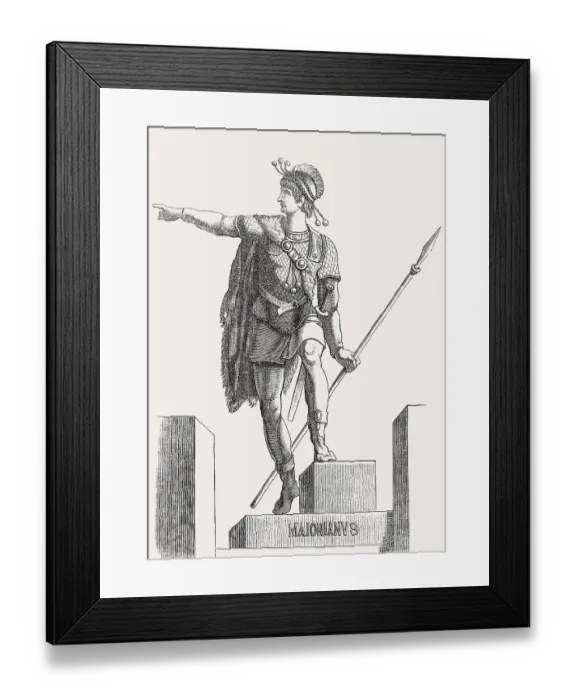 Framed Print : Majorian, or Flavius Julius Valerius Majorianus Framed Print : Majorian, or Flavius Julius Valerius Majorianus