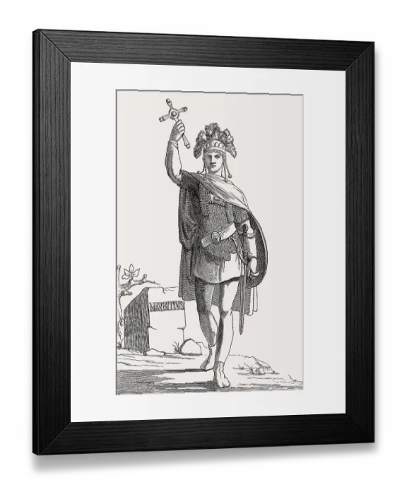 Framed Print : Maurice, Byzantine Emperor from 582 to 602