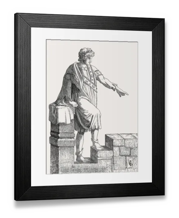 Framed Print : John I Tzimiskes, senior Eastern Roman Emperor from 969 to 976 Framed Print : John I Tzimiskes, senior Eastern Roman Emperor from 969 to 976