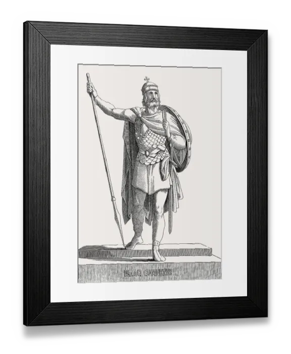 Framed Print : Isaac I Komnenos or Comnenus, Byzantine Emperor from 1057 to 1059 Framed Print : Isaac I Komnenos or Comnenus, Byzantine Emperor from 1057 to 1059