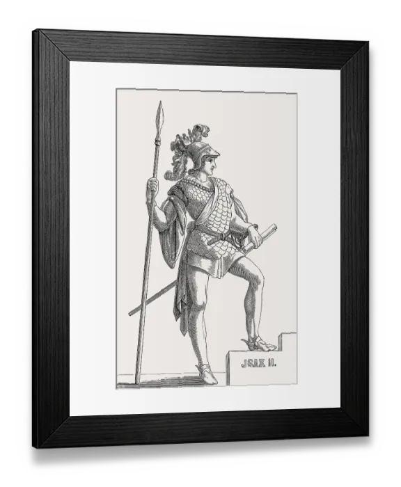 Framed Print : Isaac II Angelos or Angelus, Byzantine Emperor from 1185 to 1195