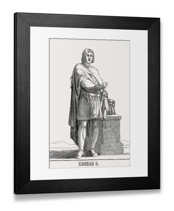 Framed Print : Conrad II, Conrad the Elder and Conrad the Salic Framed Print : Conrad II, Conrad the Elder and Conrad the Salic