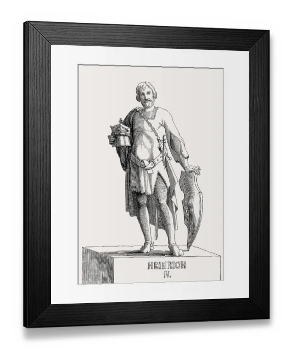 Framed Print : Henry IV, Emperor of the Holy Roman Empire from 1084 to 1105 Framed Print : Henry IV, Emperor of the Holy Roman Empire from 1084 to 1105