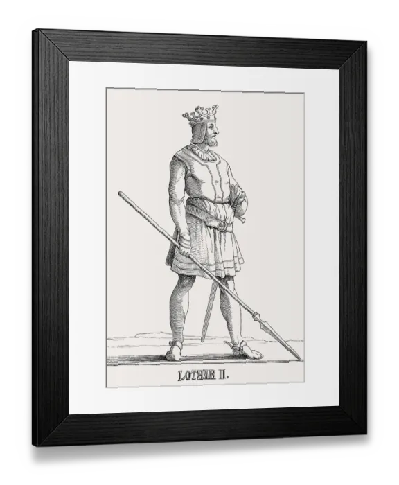 Framed Print : Lothair II or Lothair III, Holy Roman Emperor from 1133 to 1137 Framed Print : Lothair II or Lothair III, Holy Roman Emperor from 1133 to 1137