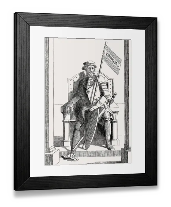 Framed Print : Ferdinand I, Holy Roman Emperor from 1558 to 1564