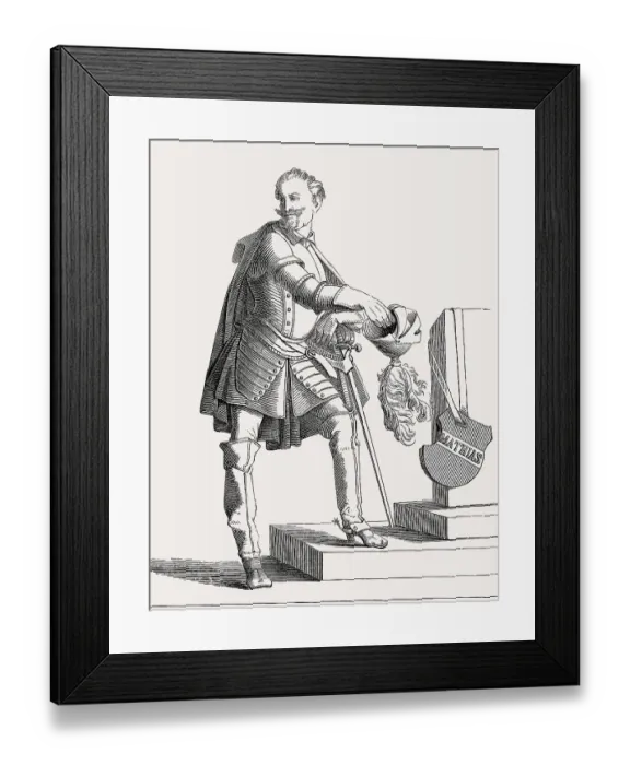Framed Print : Matthias, Holy Roman Emperor from 1612 to 1619 Framed Print : Matthias, Holy Roman Emperor from 1612 to 1619