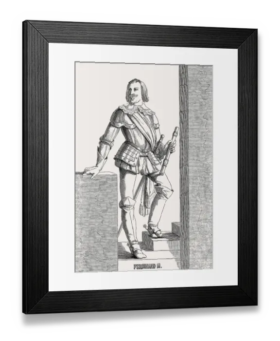 Framed Print : Ferdinand III, Holy Roman Emperor from 1637 to 1657
